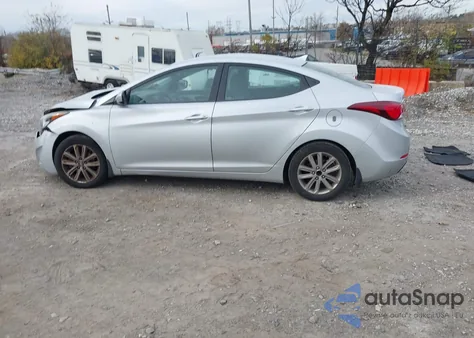 2014 Hyundai Elantra Se из США, поврежденный, VIN 5NPDH4AE1EH509598